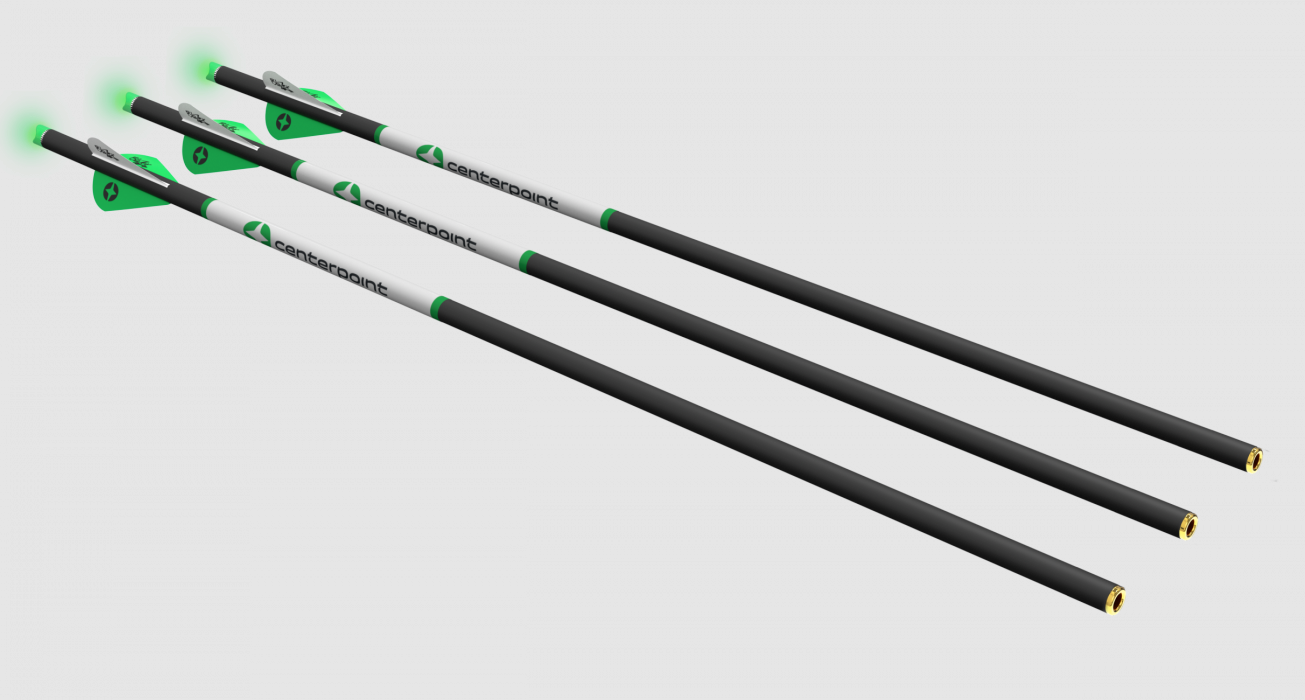 CenterPoint CARBON ARROWS with LIGHTED NOCKS - 3pk – Podium