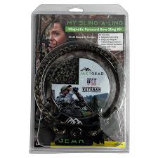 Jakt Gear My Sling-A-Ling Magnetic Paracord Bow Sling - Black/Olive