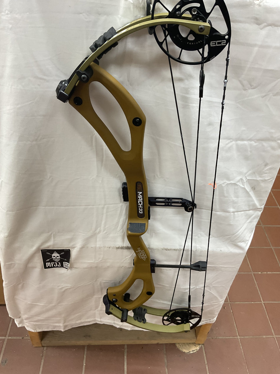 PSE MACH 33 DS - RH/Clay Brown/70 - #PM33DSRHCB70 - 6 - USED BOW!!!