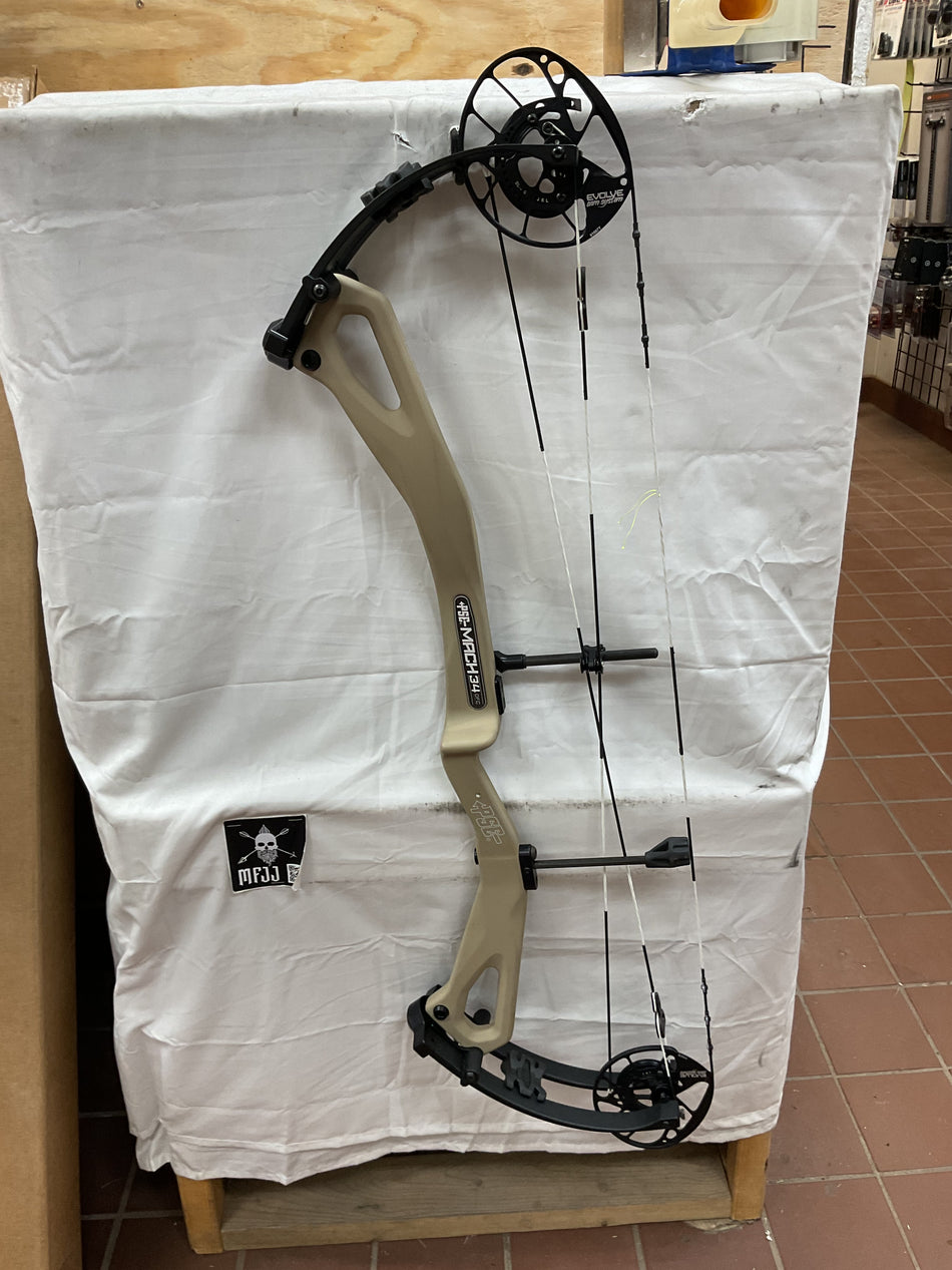 PSE MACH 34 DFC EC2 - RH/Tan-Black/60 - #PM34DFCEC2RHTB60 - 5 - USED BOW!!!