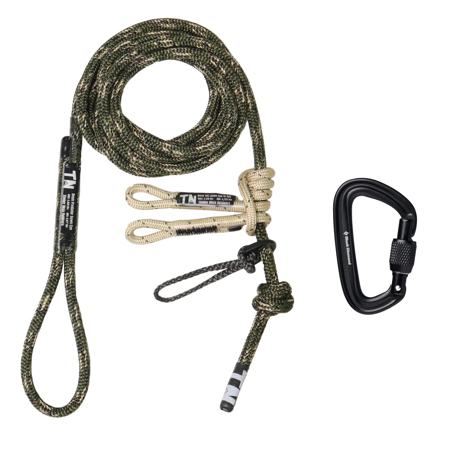 TIMBER NINJA 8MM PREDATOR SEWN TREE TETHERS & LINEMAN'S ROPES – Podium ...
