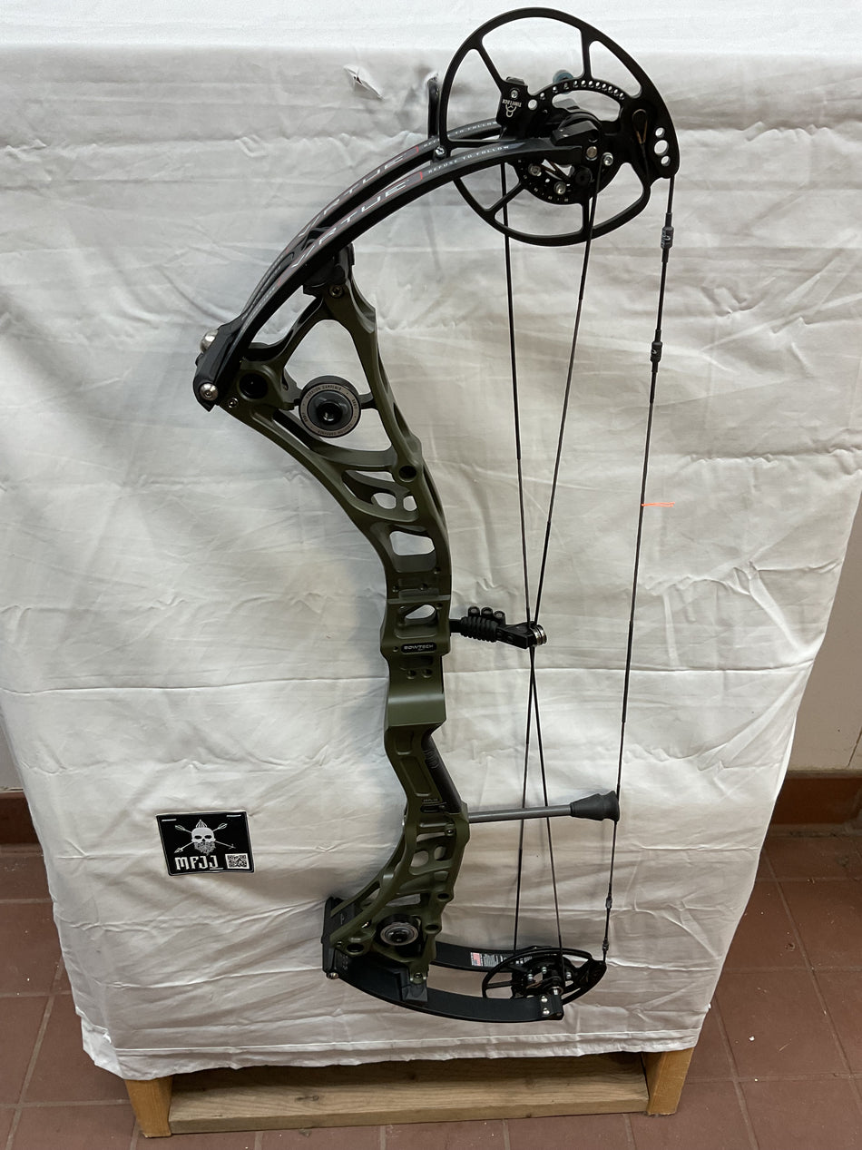 BOWTECH VIRTUE - RH/OD GRREN-BLACK/70 - BTVRHODBLK70- 2 - USED BOW