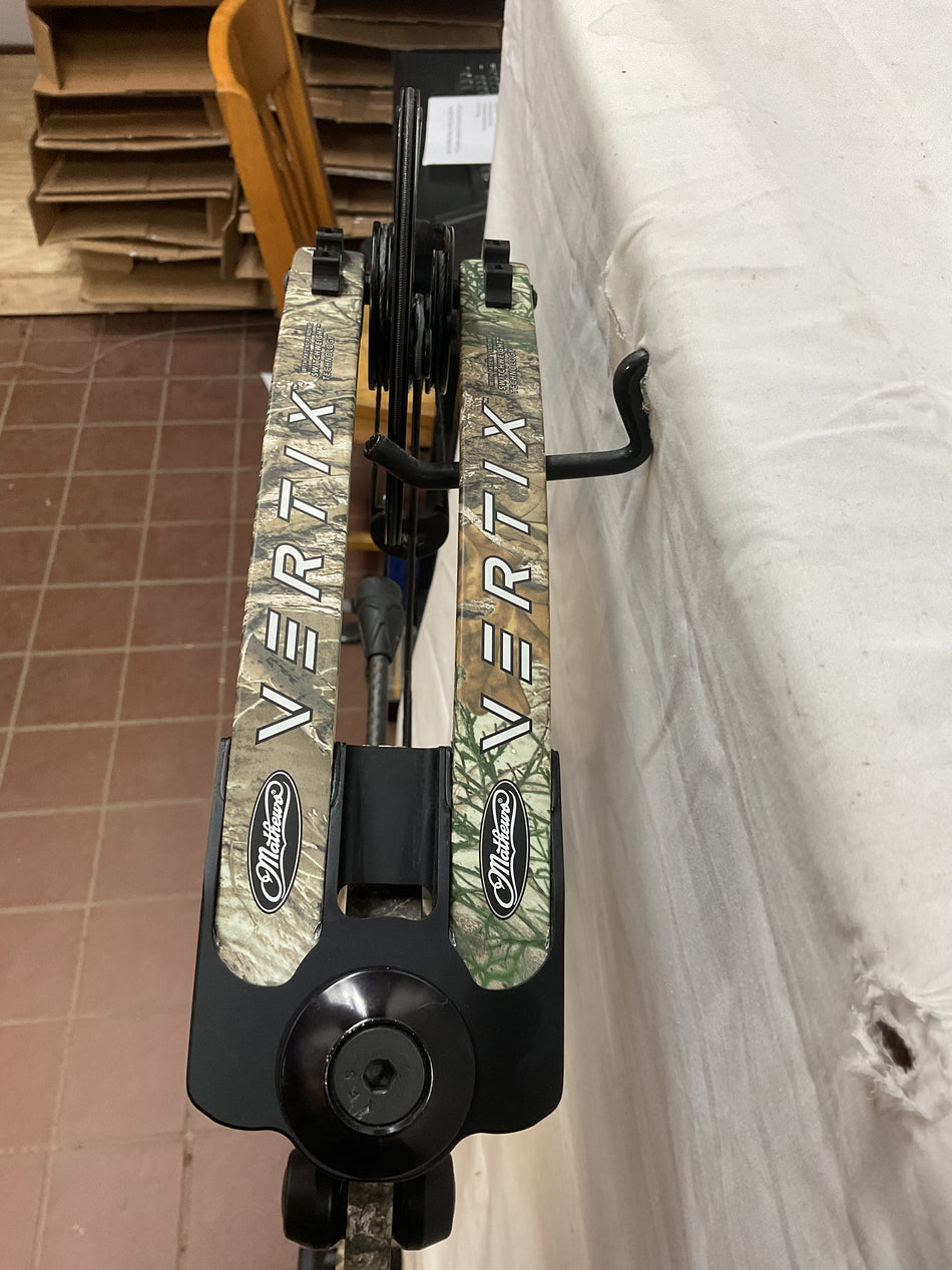 MATHEWS VERTIX - RH/REALTREE/60-75# - #MVRHRT75# - 5 - USED BOW!!!
