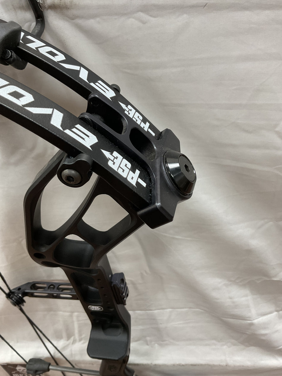 PSE EVOLVE - LH/BLACK/70 - #PSEEVLHB70 - 5 - USED BOW!!!