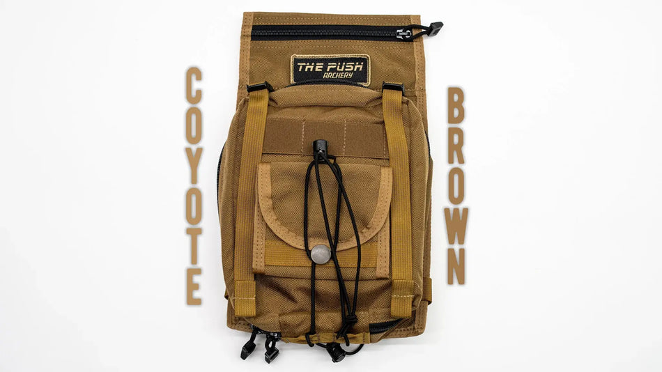THE PUSH ARCHERY ALPHA HUNTING PACK AND QUIVER