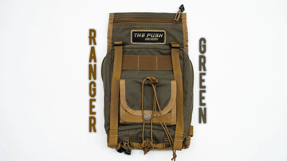 THE PUSH ARCHERY ALPHA HUNTING PACK AND QUIVER