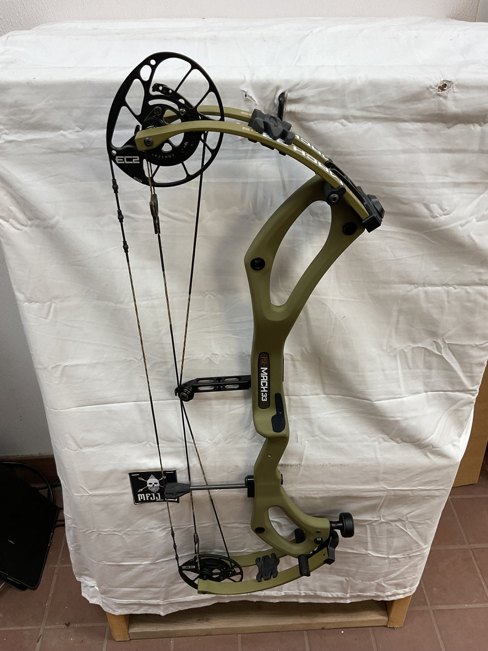 PSE MACH 33 DS - LH/OLIVE/70 - #PM33O70 - 3 - USED BOW!!!