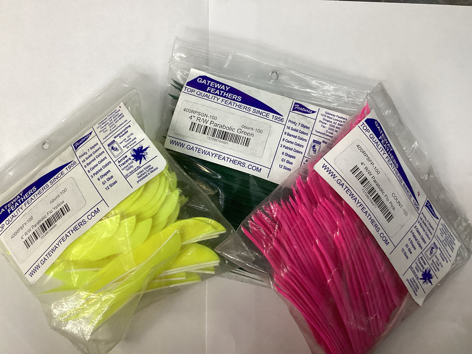 Gateway 4 In. Parabolic feathers (12 pk)