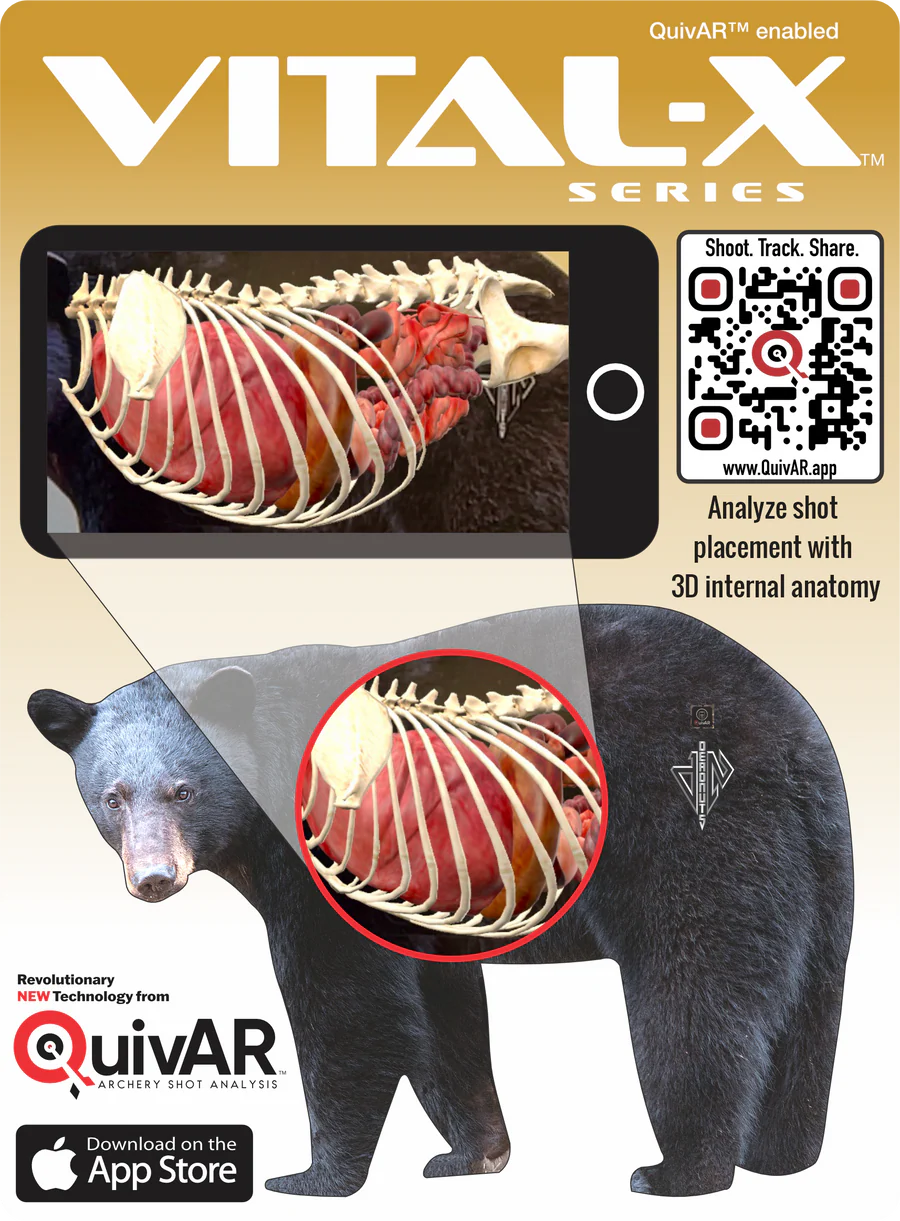 Deadnuts 2D BLACK BEAR BROADSIDE TARGET