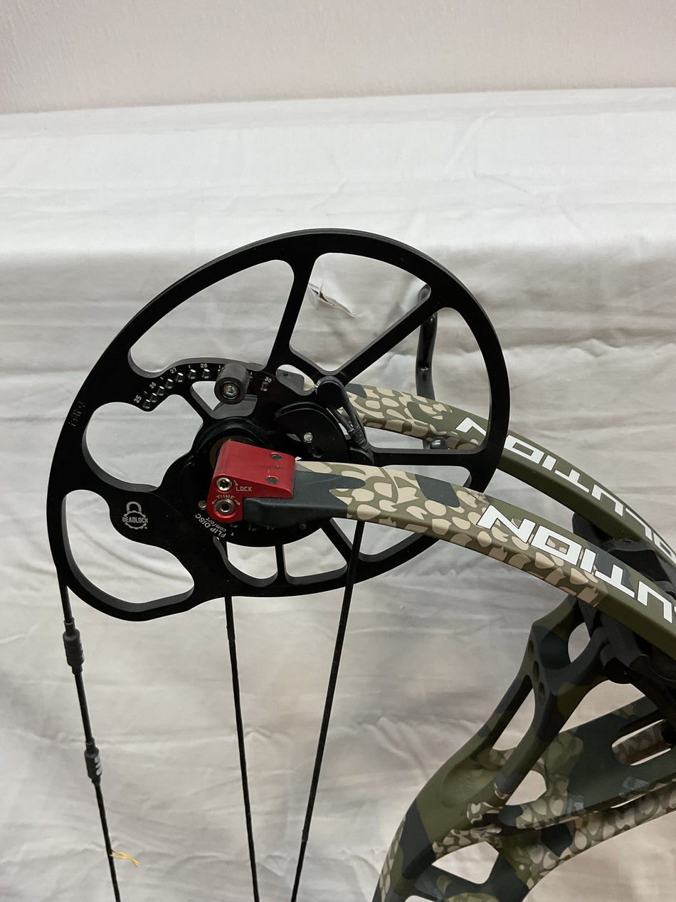 BOWTECH SOLUTION - RH/KUIU VERDE/70 - #BP34RHSOL70-5 - USED BOW!!!