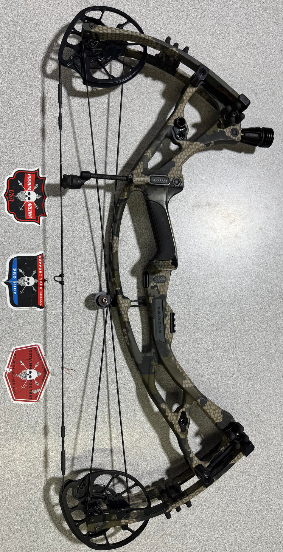 HOYT RX-7 - RH/VERDE/70 -2747- USED BOW