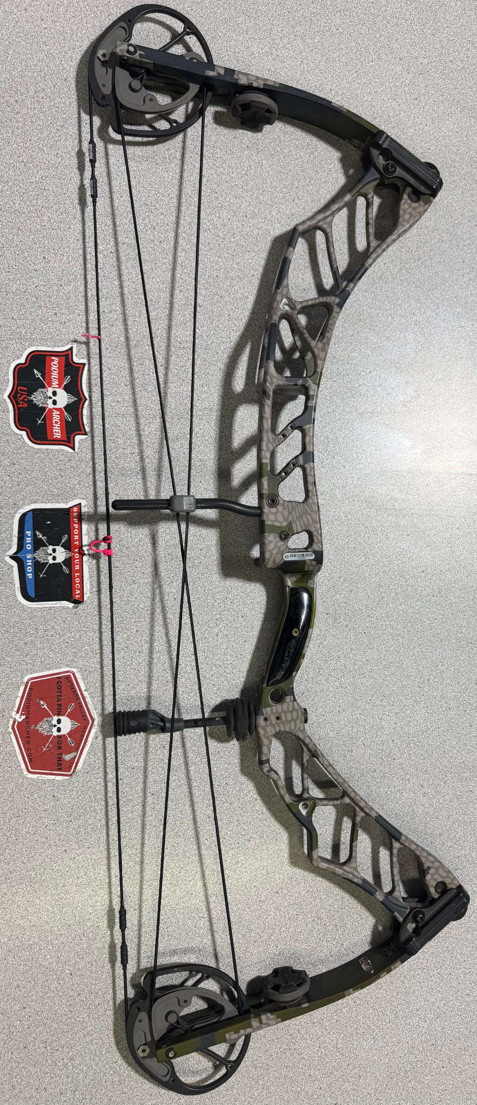ELITE IMPULSE 34 - RH/VERDE/60 -4986- USED BOW