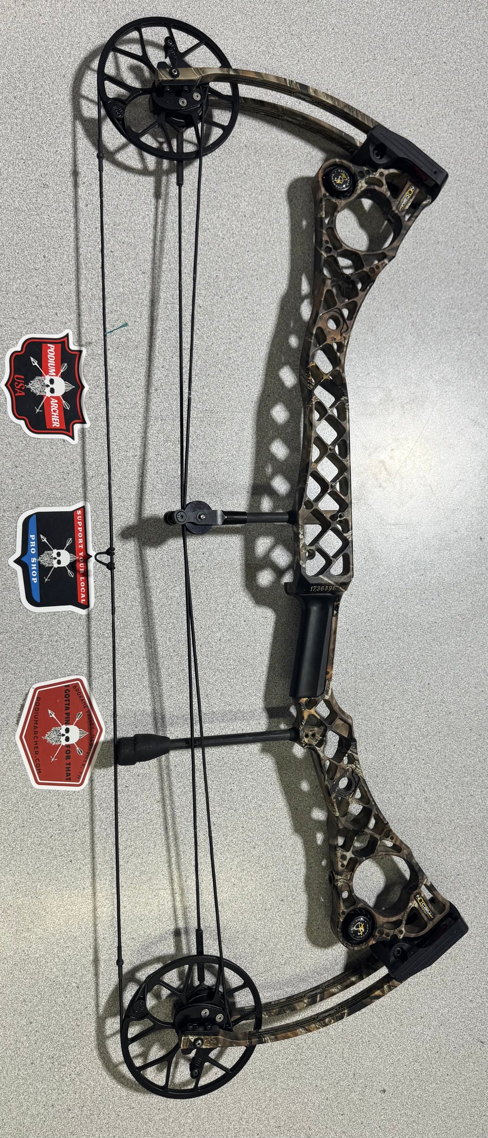 MATHEWS NO CAM HTR ST - RH/LOST/60 -6891- USED BOW