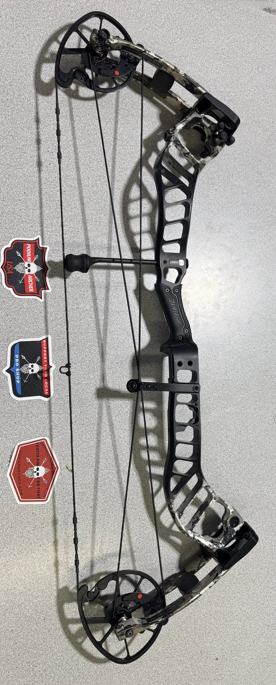 PRIME RVX 34 - LH/BLACK-KINGS/65 -8627- USED BOW