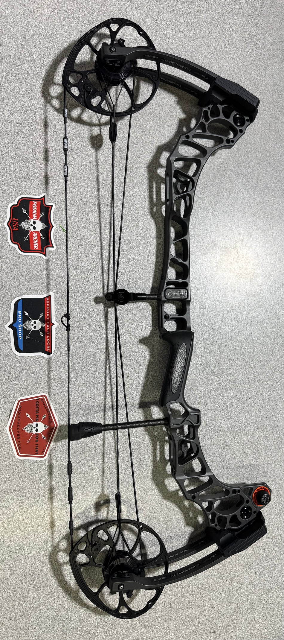 MATHEWS VERTIX LH/GRAY/75 -7842- USED BOW