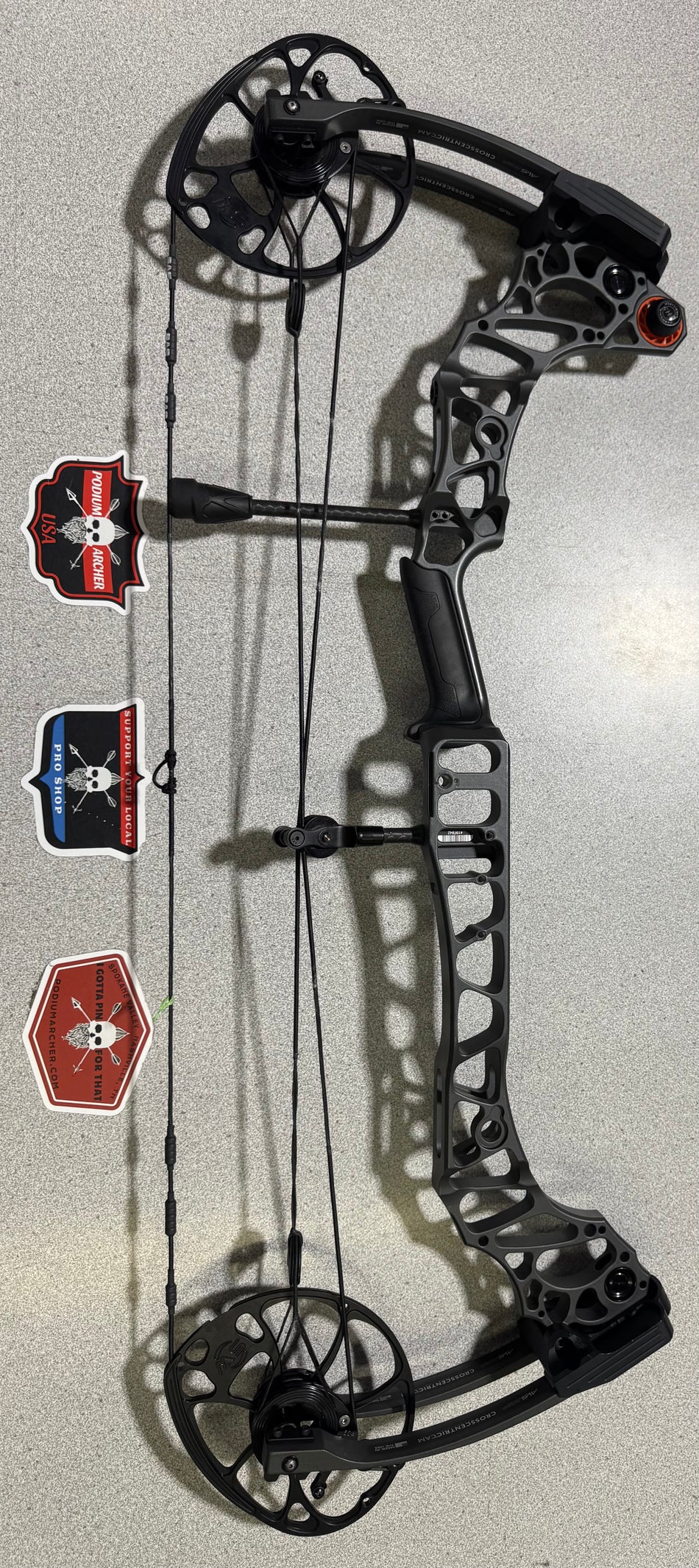 MATHEWS VERTIX LH/GRAY/75 -7842- USED BOW