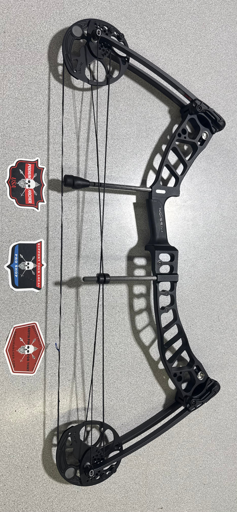 MISSION SWITCH - LH/BLACK/70 -6443- USED BOW