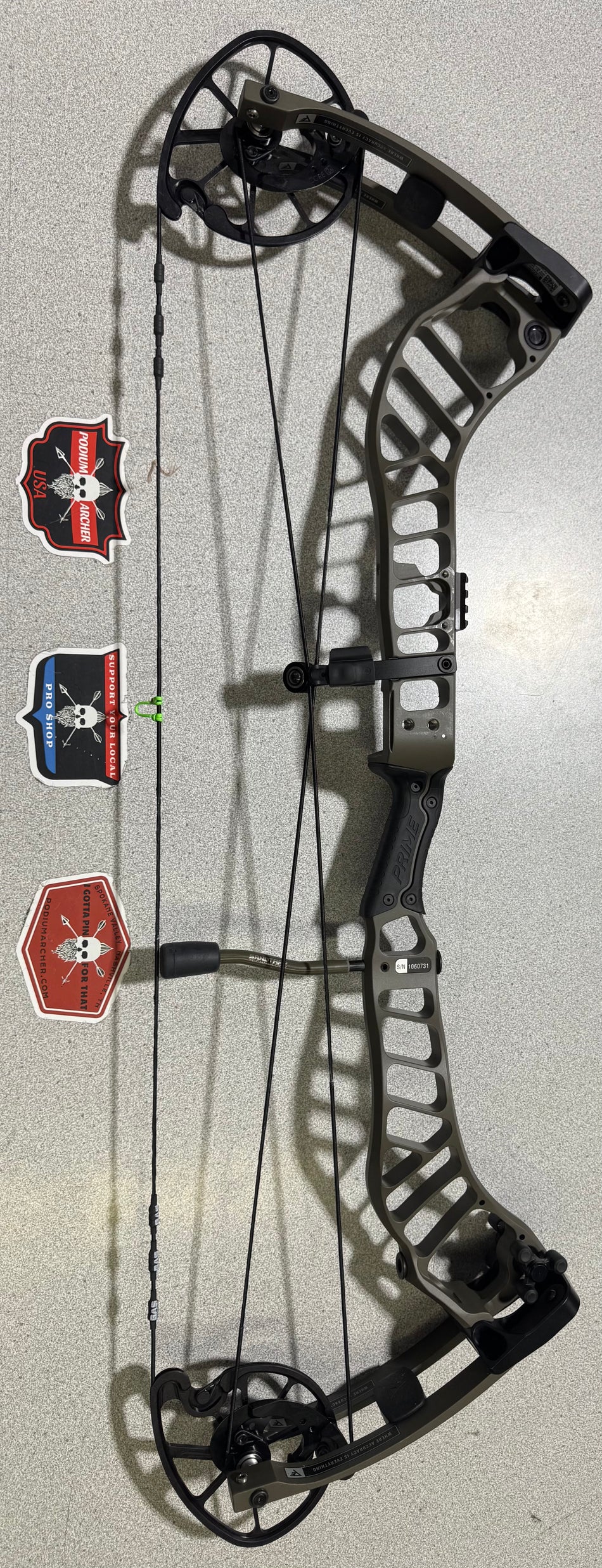 PRIME RVX 34 - RH/GREEN/70 -0731- USED BOW