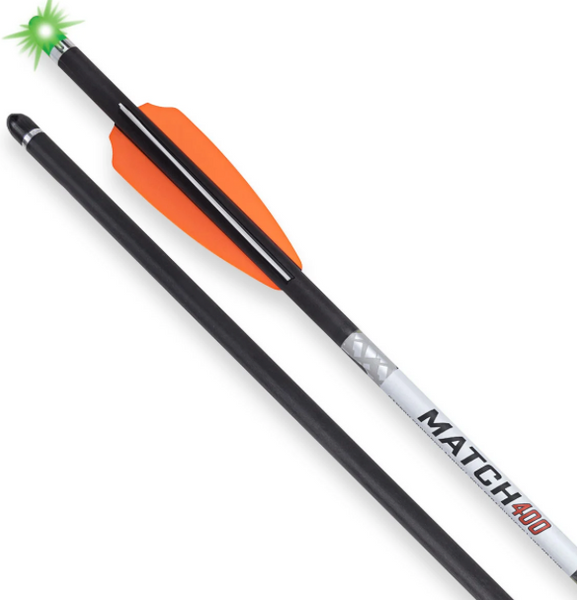 Wicked Ridge MATCH 400 ALPHA-BLAZE LIGHTED CARBON ARROWS (3 pack