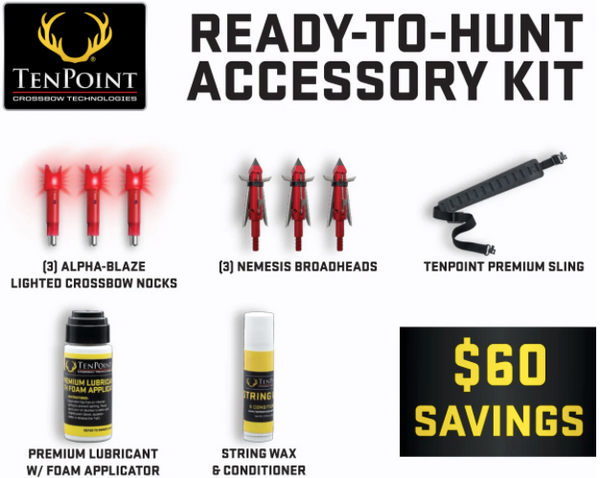TenPoint READY-TO-HUNT ACCESSORY KIT – Podium Archer