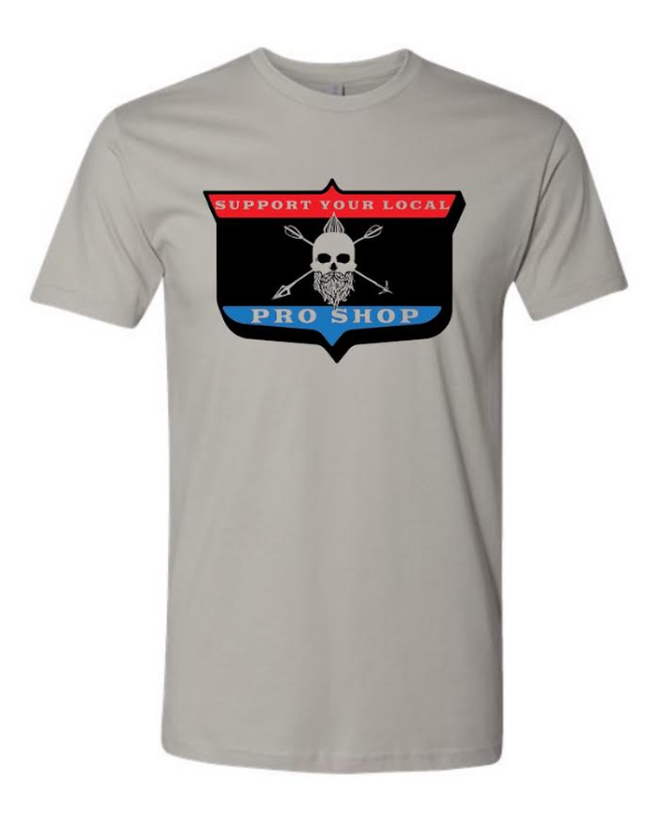 Podium Archer Support your Local Pro Shop Skull