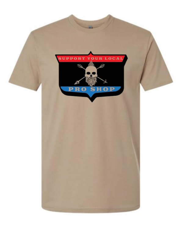 Podium Archer Support your Local Pro Shop Skull