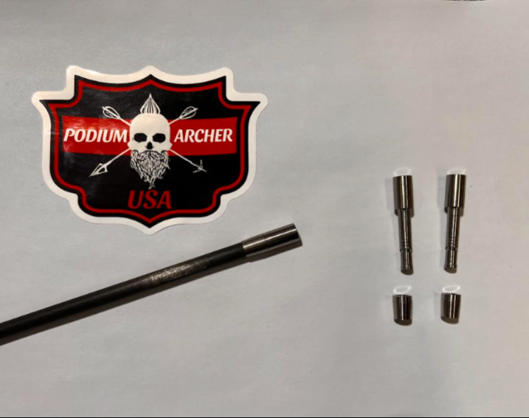 Podium .204 TITANIUM 2-PIECE HALF OUT SYSTEM (6 pack)