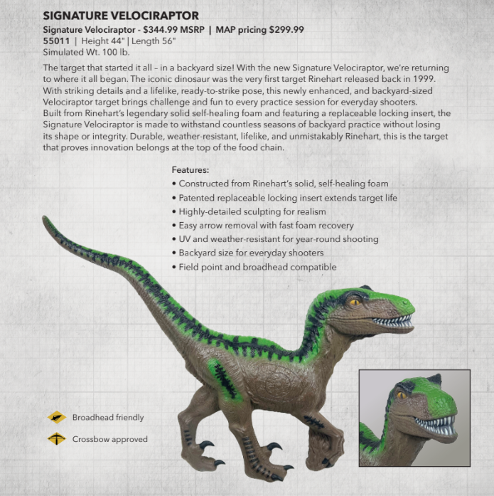 Rinehart SIGNATURE VELOCIRAPTOR