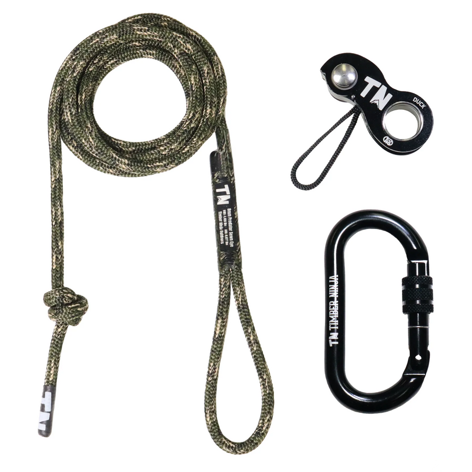 TIMBER NINJA 8MM PREDATOR™ DELUXE SEWN TREE TETHERS AND LINEMAN'S BELTS