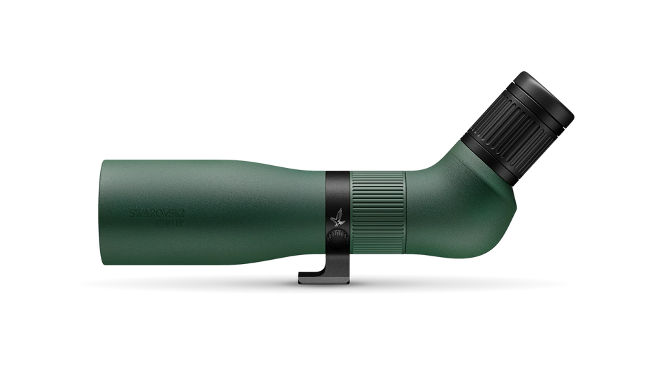 Swarovski AT Endura 21-65x75 spotting scope, angled view