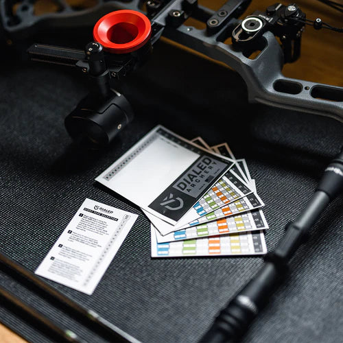 DIALED ARCHERY PRUF SIGHT TAPE BOOKLET