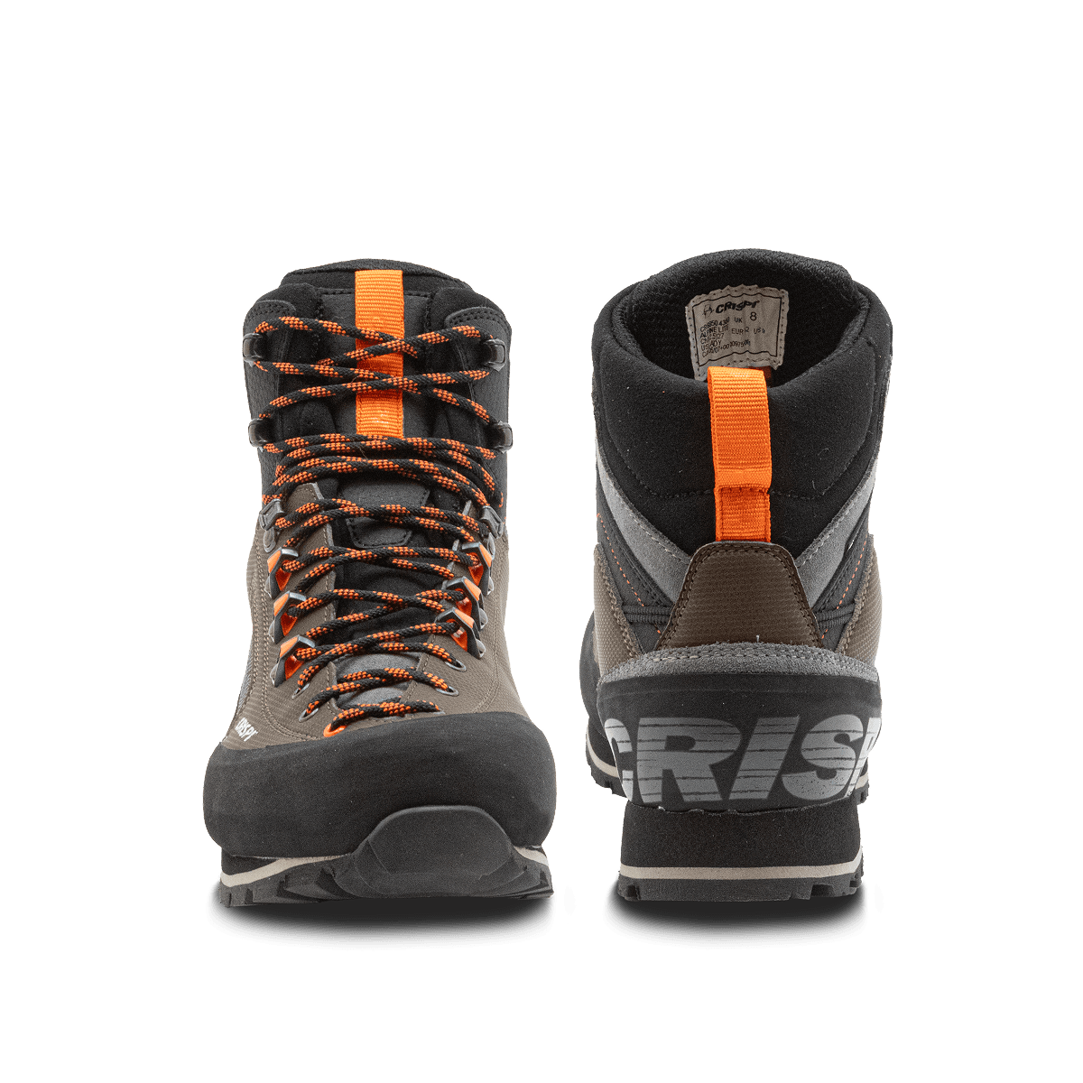 Crispi Alpine Lite non-insulated hunting boot in Brown — sole and outsole detail