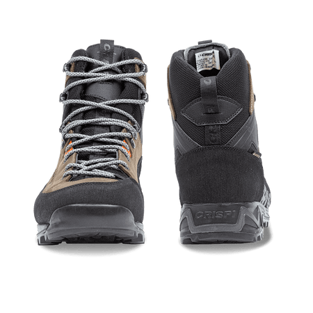 Crispi Altitude non-insulated hunting boot in Brown — front and back view