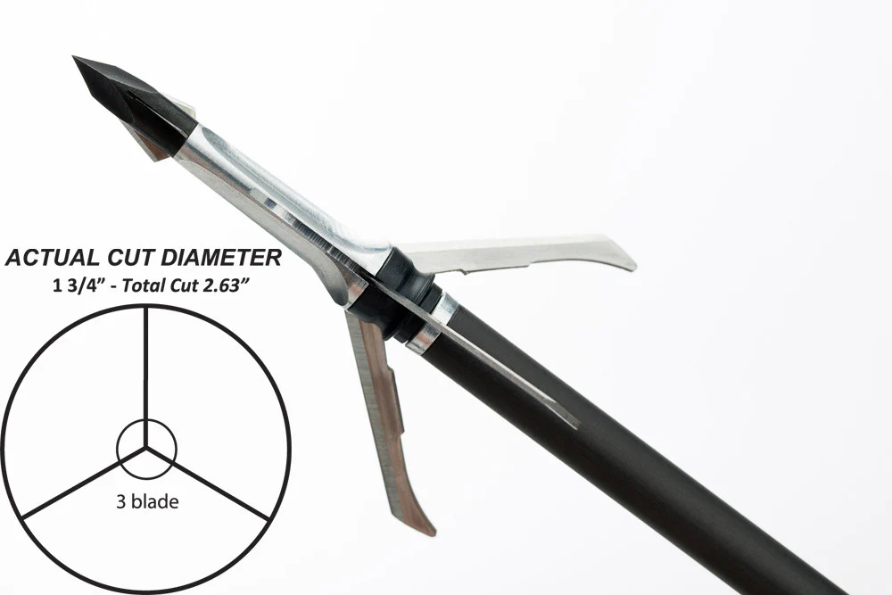 Grim Reaper Razortip Mechanical Broadheads - Thumbnail 5