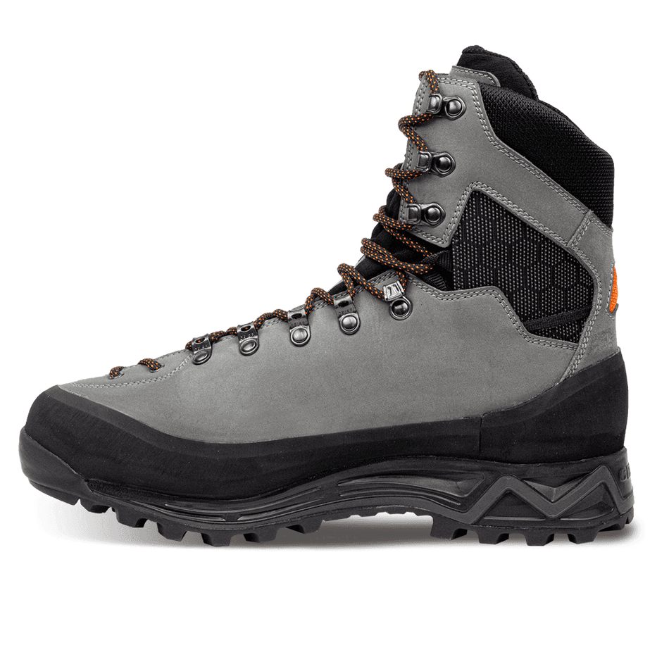 Crispi Briksdal Mtn non-insulated hunting boot in Grey/Black — side profile view