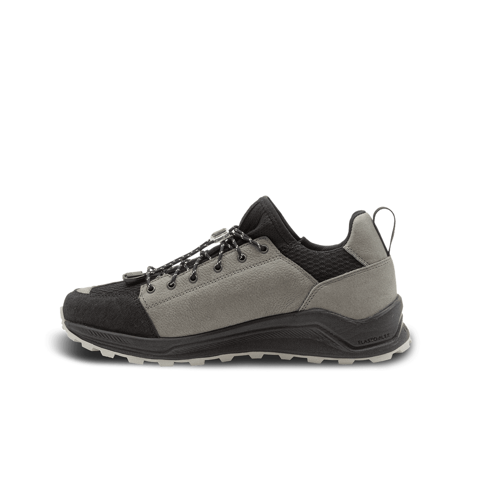 Crispi Attiva II non-insulated hunting boot in Grey — rear heel view