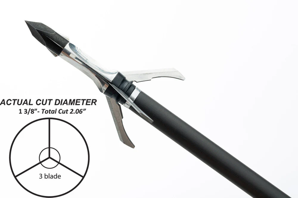 Grim Reaper Razortip Mechanical Broadheads - Thumbnail 2