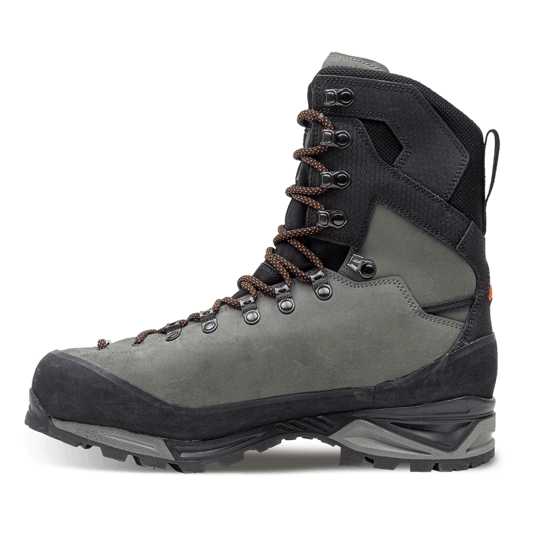 Crispi Briksdal Pro insulated hunting boot in Grey — side profile view