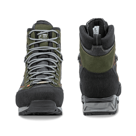 Crispi Colorado II non-insulated hunting boot in Olive/Grey — front and back view
