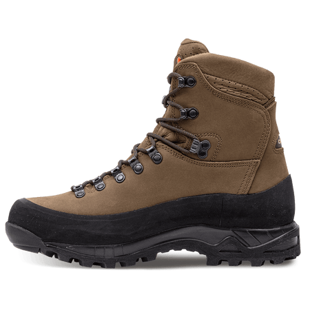 Crispi Nevada non-insulated hunting boot in Brown — interior lining and comfort collar detail