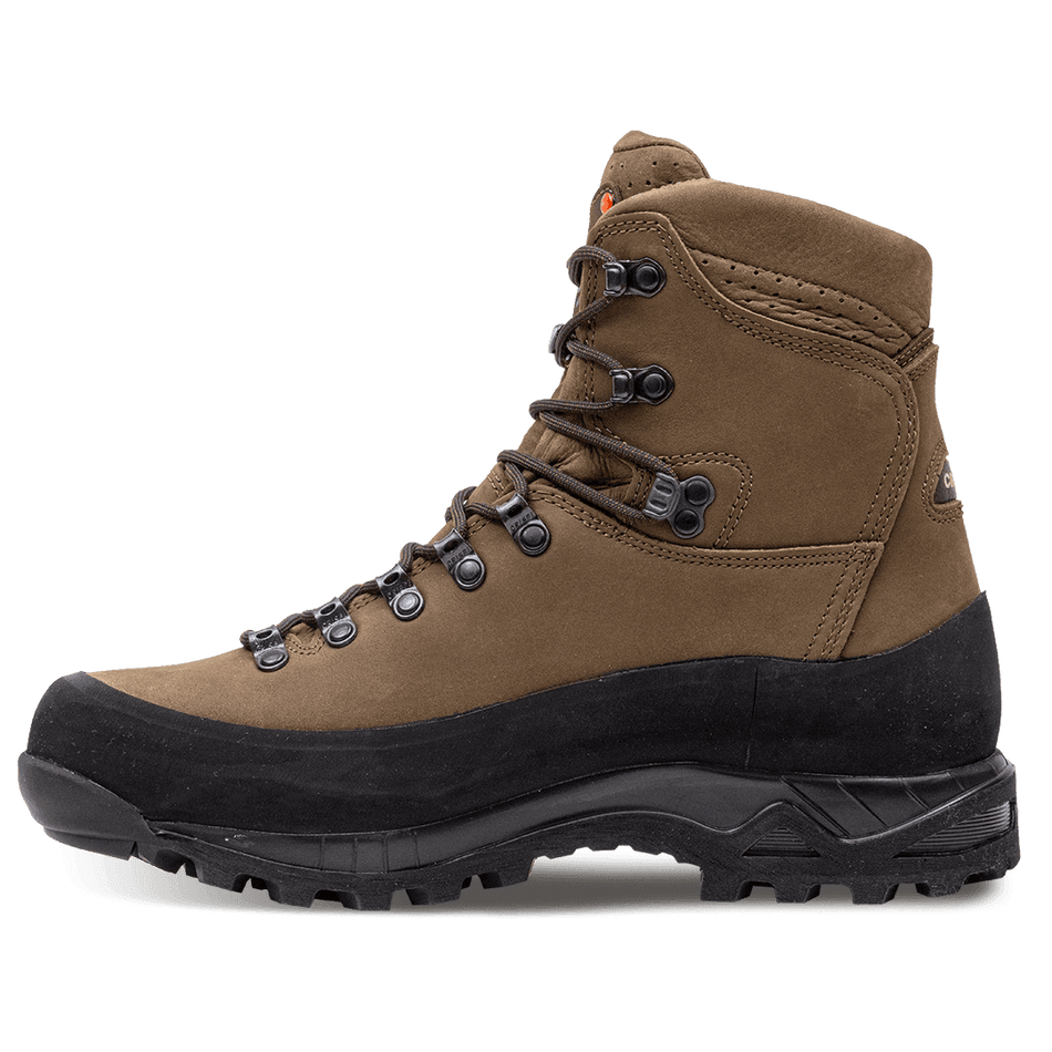 Crispi Nevada non-insulated hunting boot in Brown — interior lining and comfort collar detail
