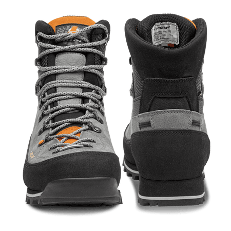 Crispi Lapponia III non-insulated hunting boot in Grey — front and back view