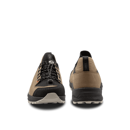 Crispi Attiva II non-insulated hunting boot in Brown (Hazelnut) — front and back view