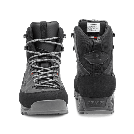 Crispi Altitude non-insulated hunting boot in Anthracite — front and back view