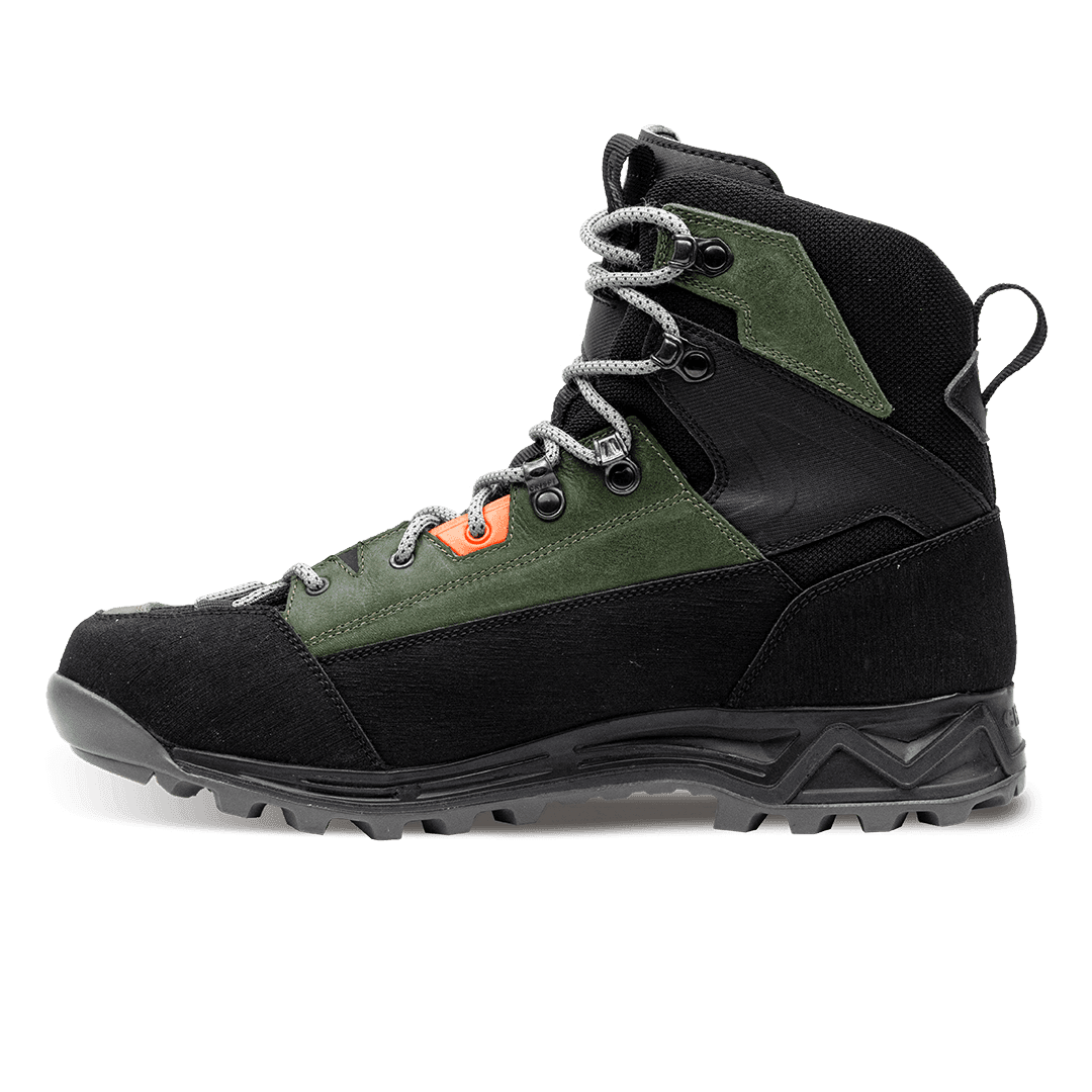 Crispi Altitude non-insulated hunting boot in Olive — side profile view