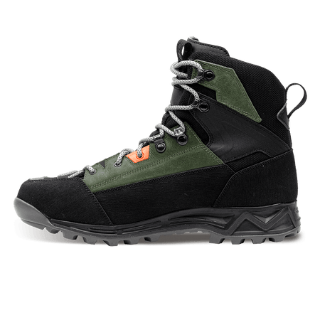 Crispi Altitude non-insulated hunting boot in Olive — side profile view