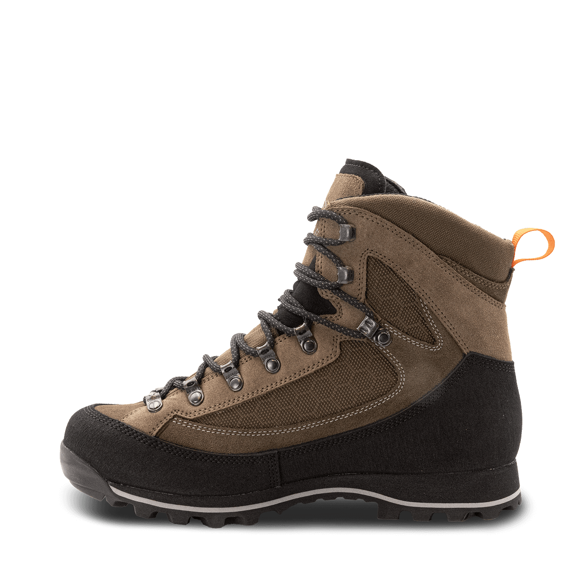 Crispi Summit II non-insulated hunting boot in Almond — rear heel view