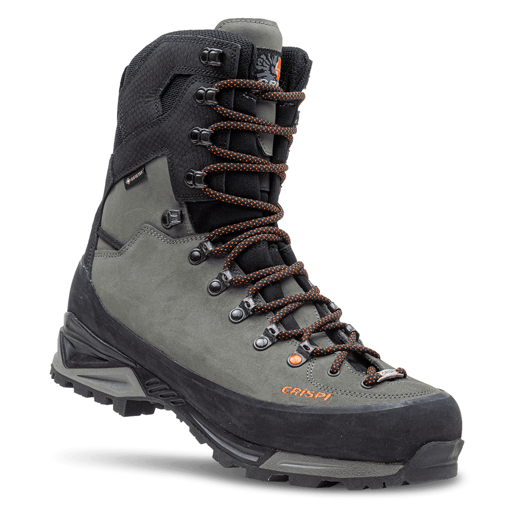 Crispi Briksdal Pro insulated hunting boot in Grey — product studio shot