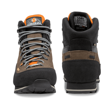 Crispi Lapponia Lite non-insulated hunting boot in Brown — front and back view