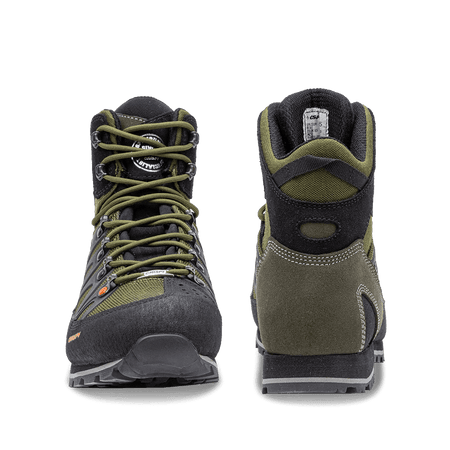 Crispi Thor II non-insulated hunting boot in Olive — front and back view
